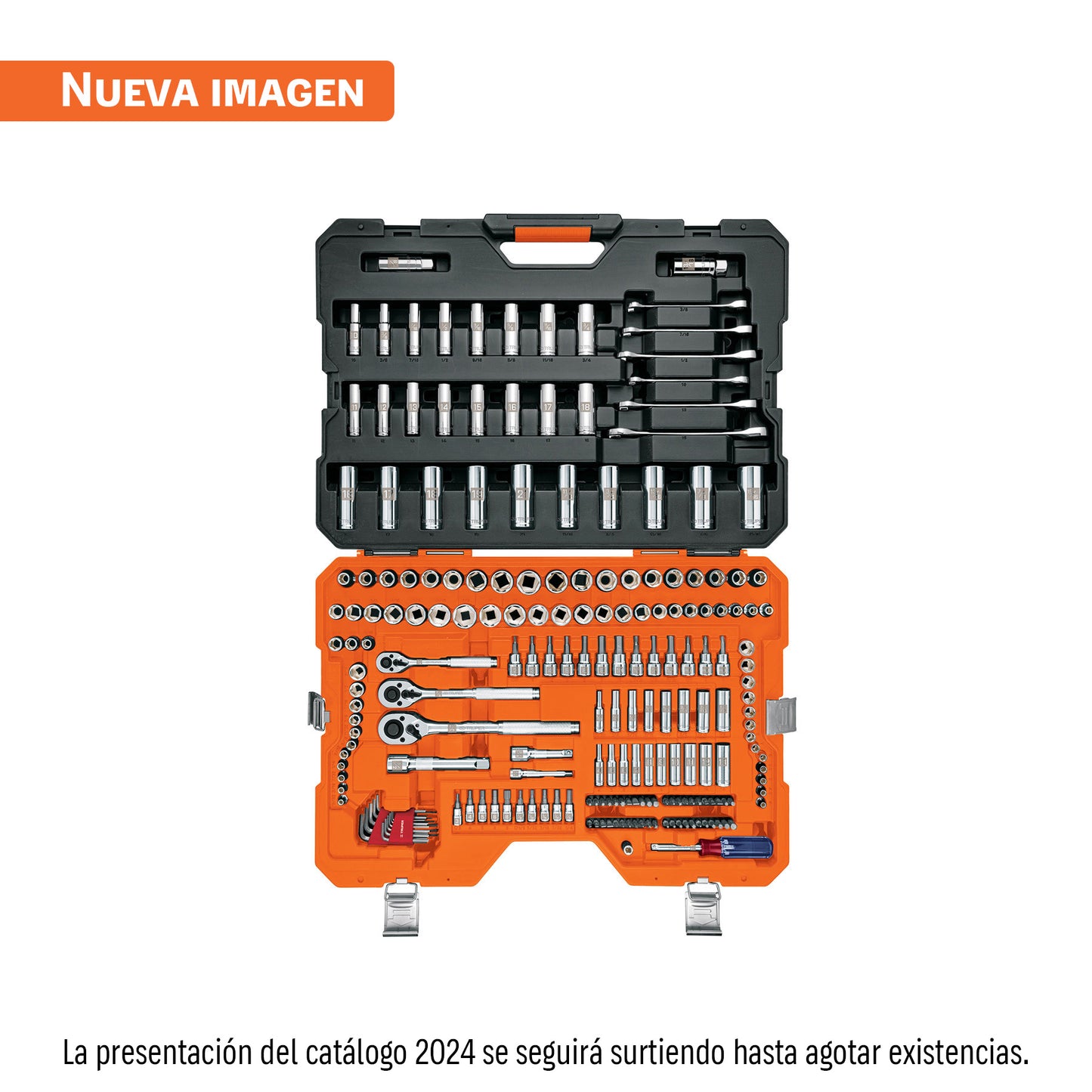 Juego 217 herramientas 1/4', 3/8' y 1/2' std y mm p/mecánico
