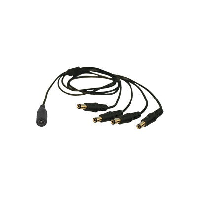 Cable con Conector Jack Hembra de 3.5 mm con 4 Salidas de Jack Macho (Divisor de Energía) / Tipo Pulpo / 4 Conectores Macho / 1 Conector Hembra / Jack de 3.5 mm