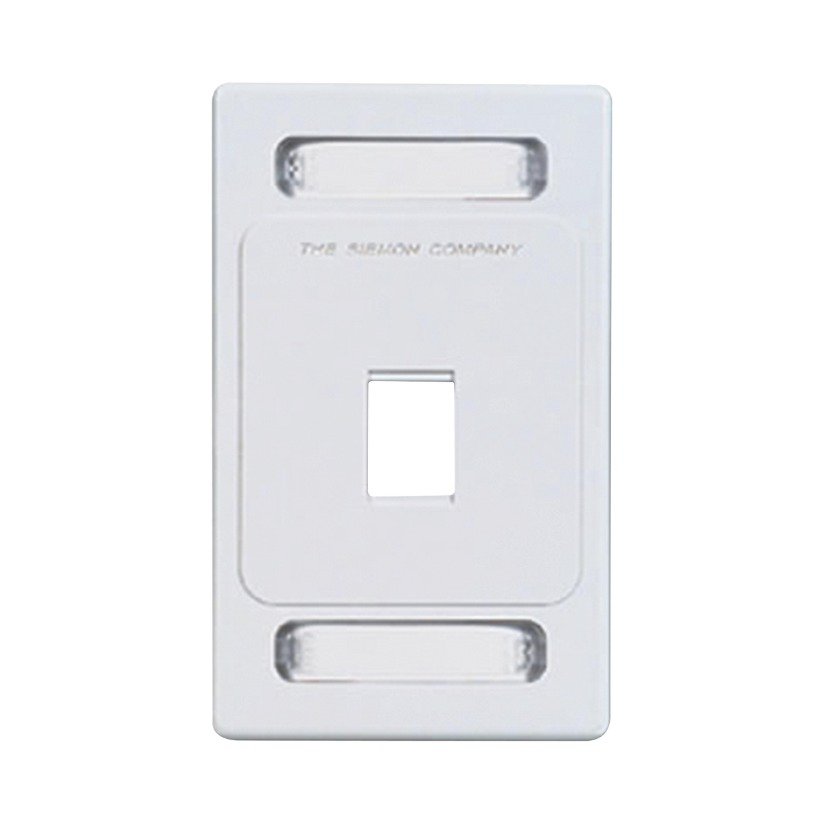 Placa de Pared Keystone de 1 Salida, Color Blanco, para Jacks Keystone Z-MAX y MAX