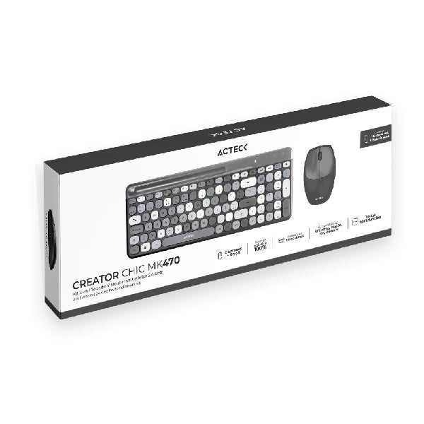 Kit de teclado y mouse ACTECK MK470 - Vista 5
