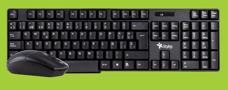 KIT MOUSE Y TECLAD Stylos STPKTM3B - Vista 3