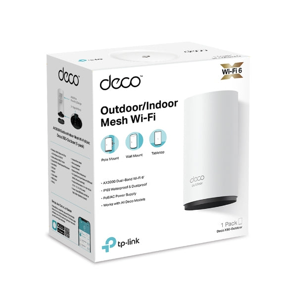Amplificadores Wifi TP-LINK Deco X50-Outdoor(1-pack) - Vista 5