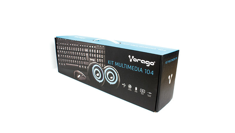 Kit de Teclado y Mouse VORAGO Kms-104 - Vista 4