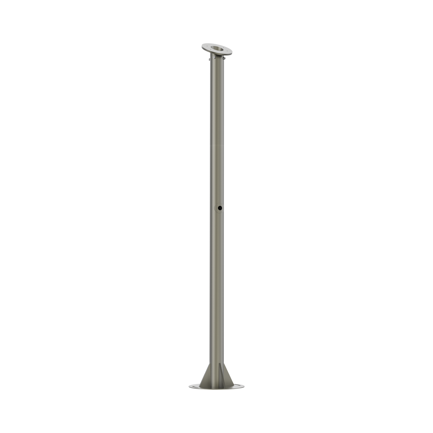 Poste para Cámara ANPR / Compatibilidad con cámara DS-TCG406-E(S),DS-TCG406-E(ER)(2812)/ Altura de 1.5 Metros / Color Gris