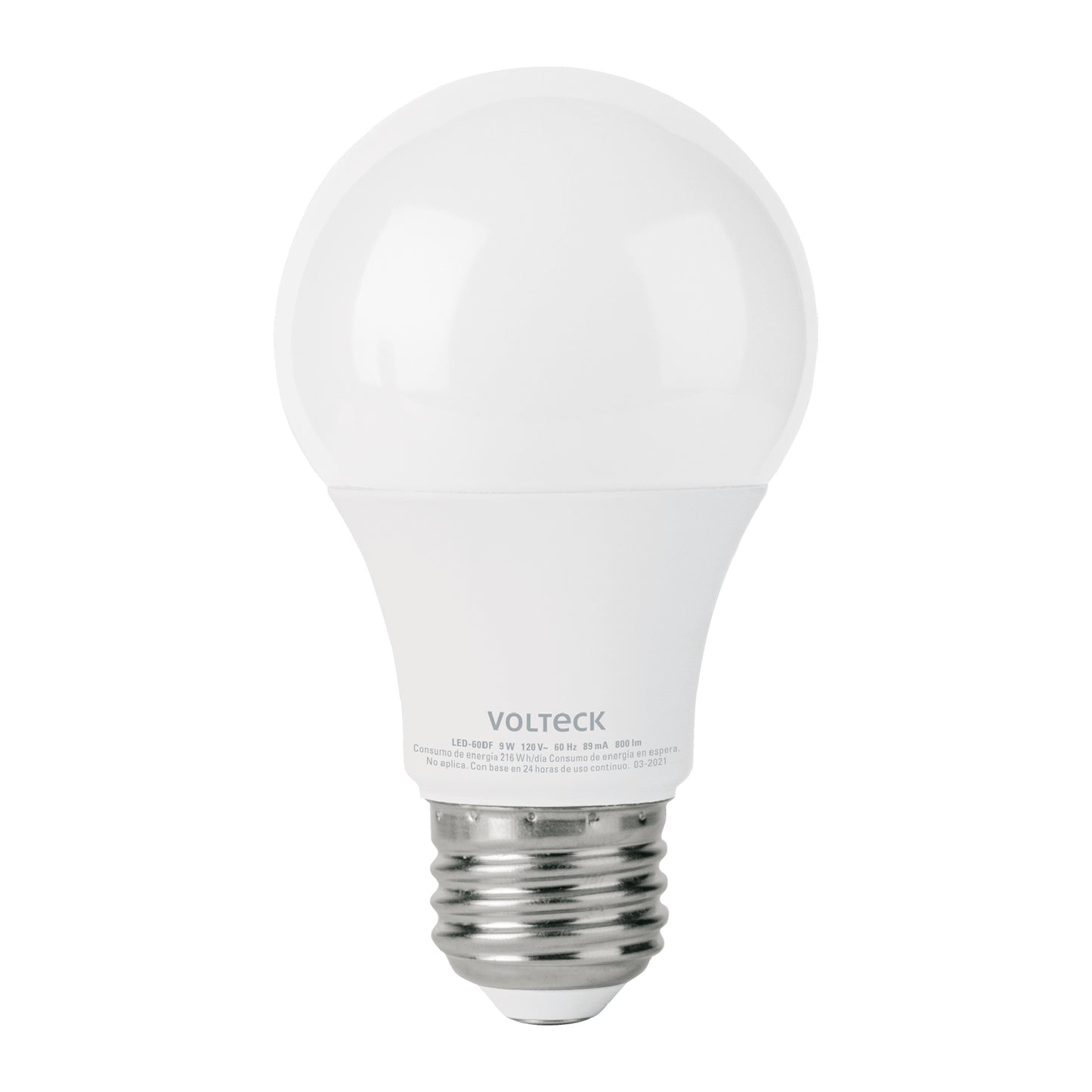Lámpara de LED atenuable tipo bulbo 9 W luz de día, blíster
