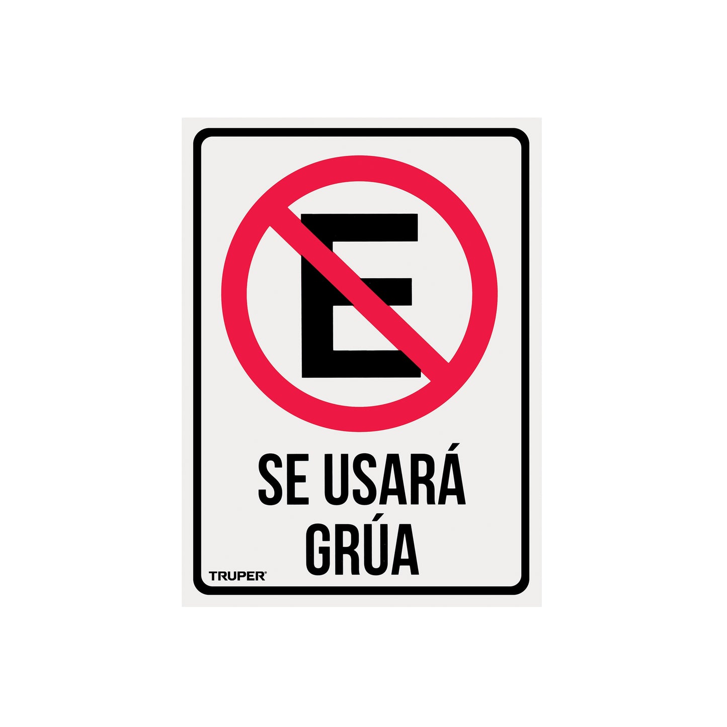 Letrero de señalización 'NO ESTACIONARSE', 25 x 34 cm