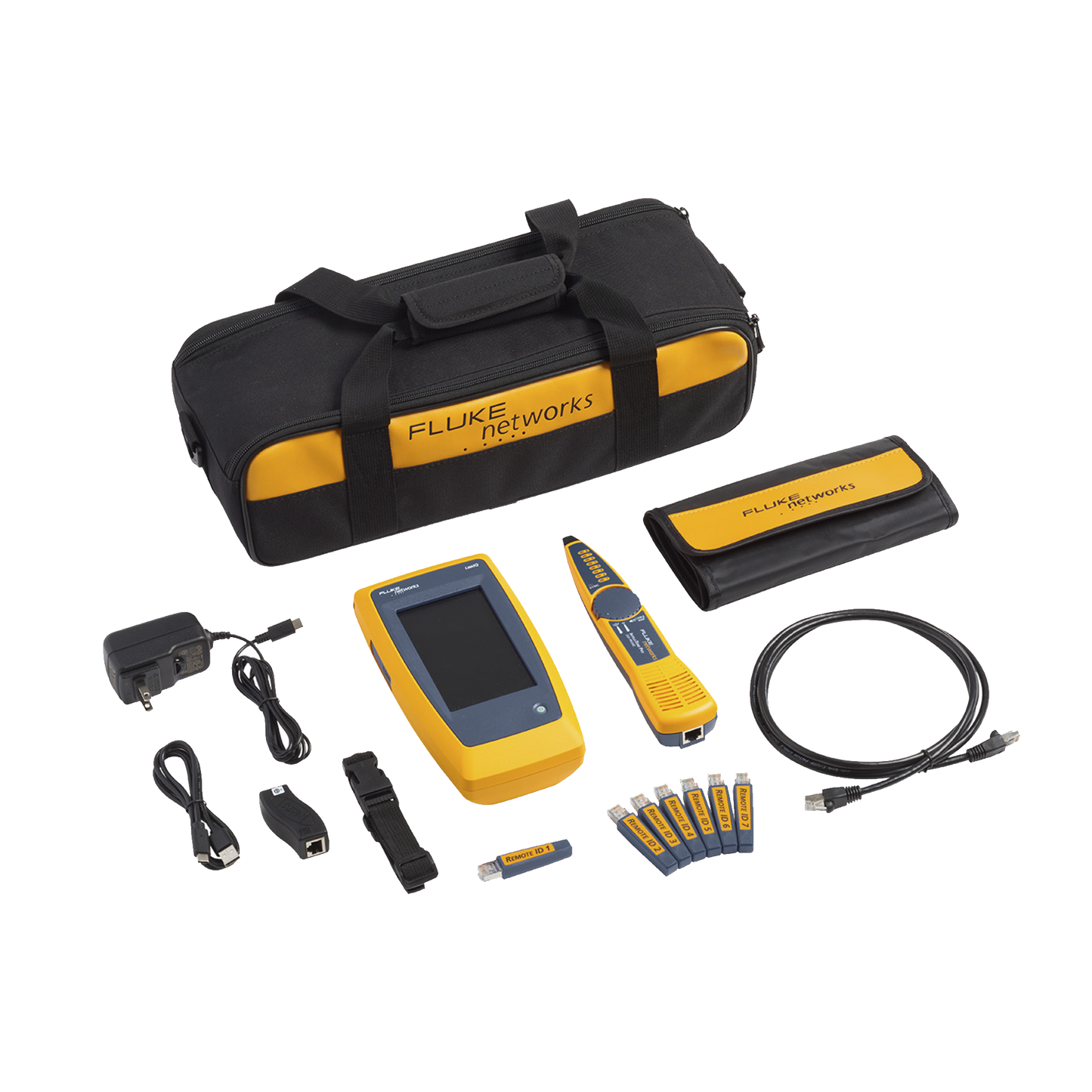 Kit Avanzado de Calificador de Red LinkIQ, Para Verificar Rendimiento de Cableado Hasta 10Gbps Basado en Frecuencia, con Pantalla Multit�ctil a Color