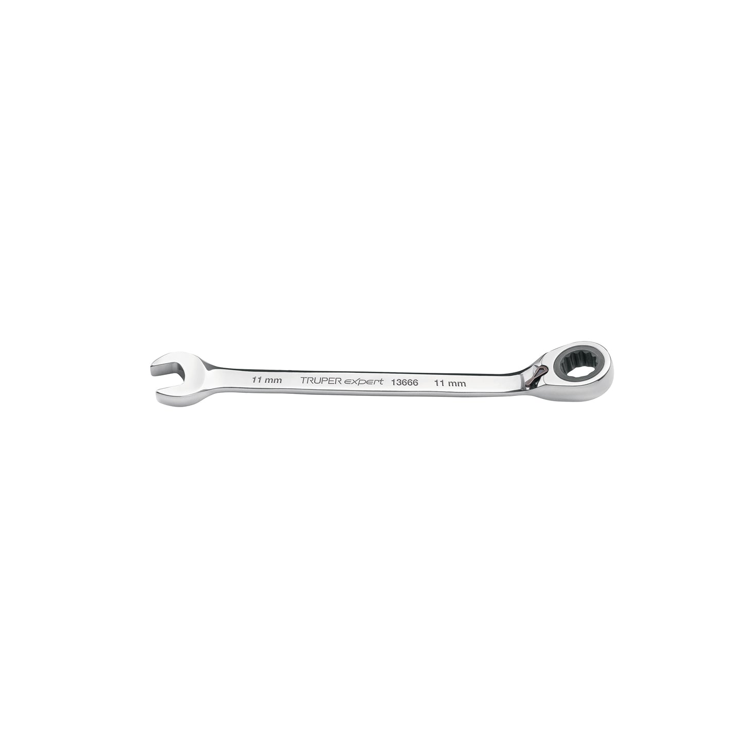 Llave combinada matraca reversible 11mmx160 mm largo, Expert