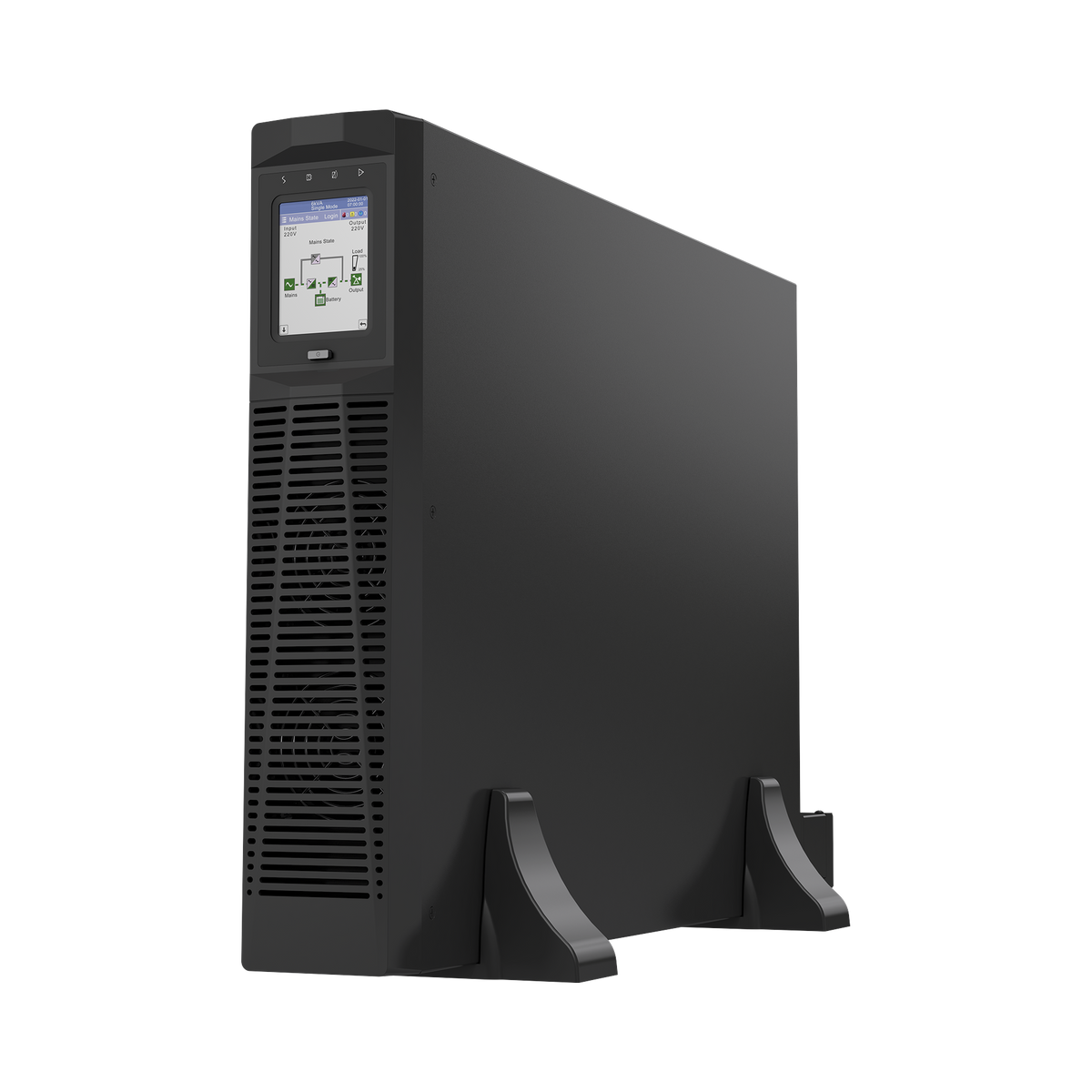 UPS de 10 kVA, Online Doble Conversión, 200 - 240 Vac de Entrada, Fase Única, Sin Baterías con Kit de Cables de Conexión de Baterías