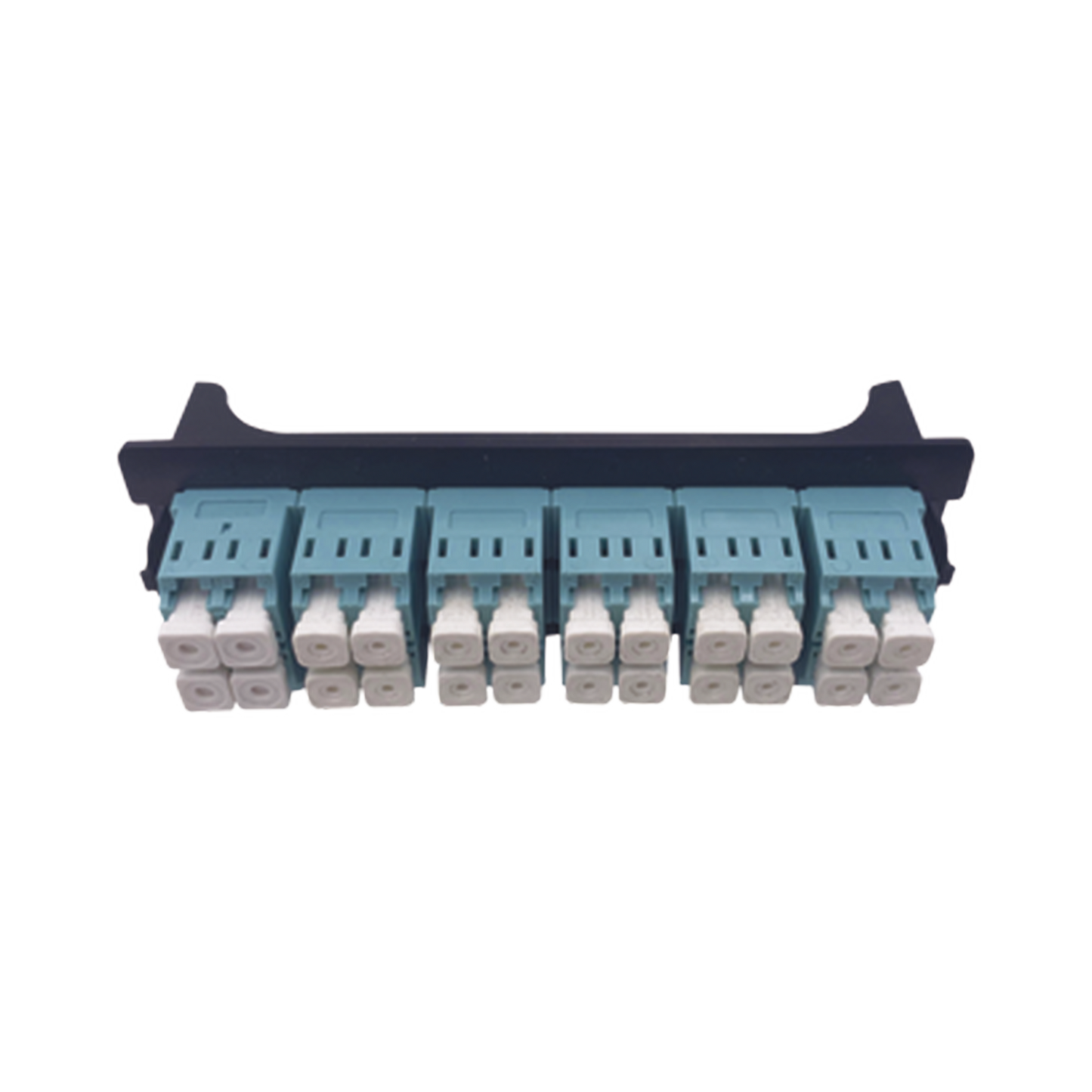 Placa Acopladora para Distribuidor de Fibra �ptica LP-ODF-8024, Incluye 12 Acopladores LC Duplex para Fibra Multimodo