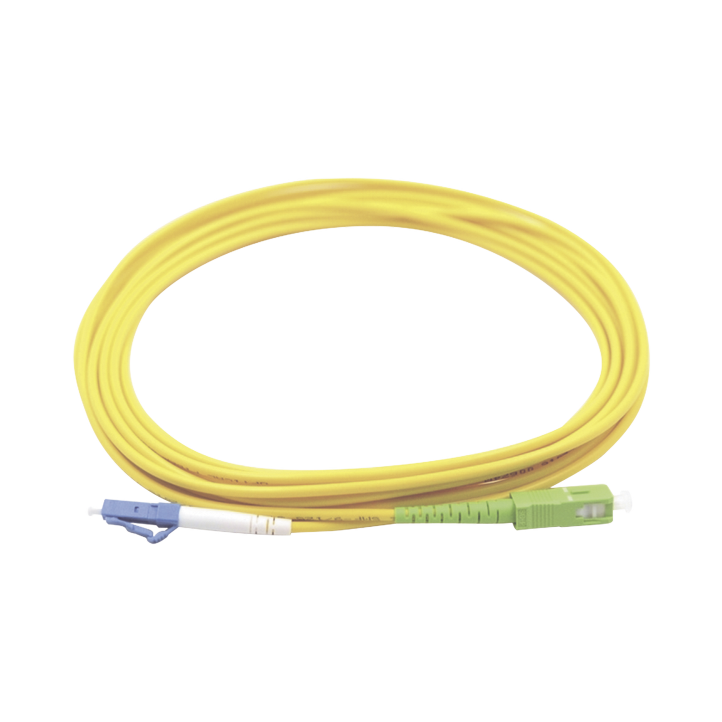 Jumper de Fibra �ptica Monomodo LC/UPC-SC/APC Simplex, Color Amarillo 3 Metros (9.84 Pies)