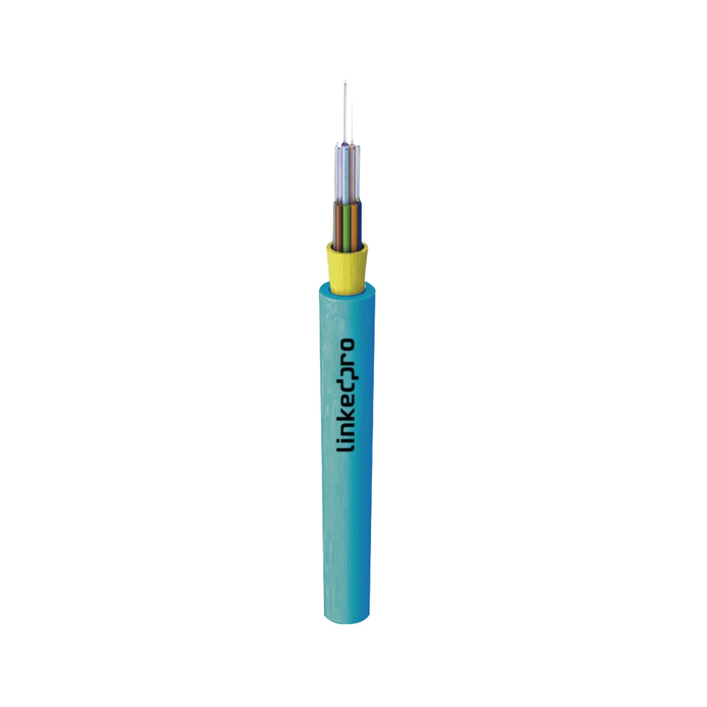 Cable de Fibra �ptica Multimodo OM4 50/125, 6 Hilos, para Interior, Tight Buffer 900�m, OFNR Riser, Diel�ctrica, Precio Por Metro, (Hasta 2000 Metros en un Solo Tramo de Cable)