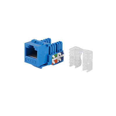 M�dulo Jack 110 Cat6, Keystone para Faceplate - Color Azul