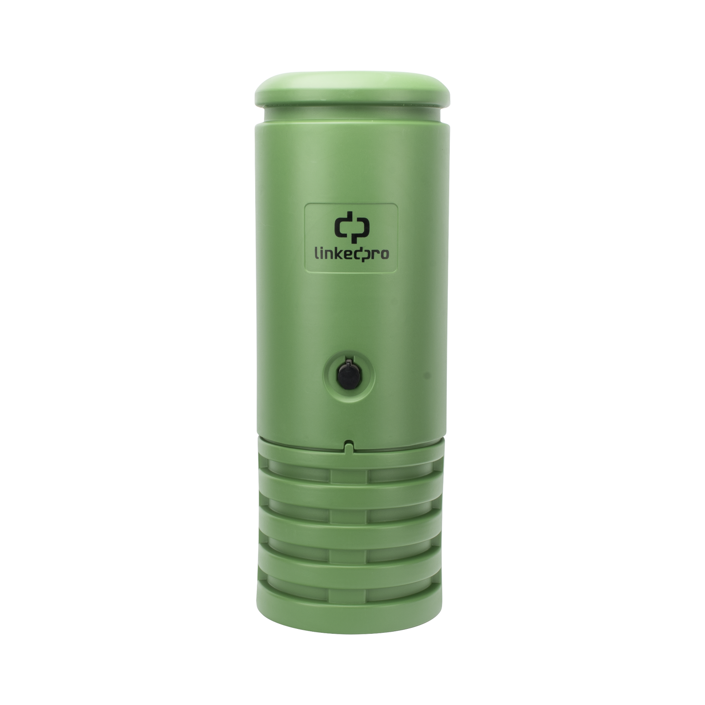 Pedestal para Cajas de Empalme de Fibra �ptica Cil�ndrico Color Verde con Bracket Est�ndar (No Incluye Caja de Empalme)