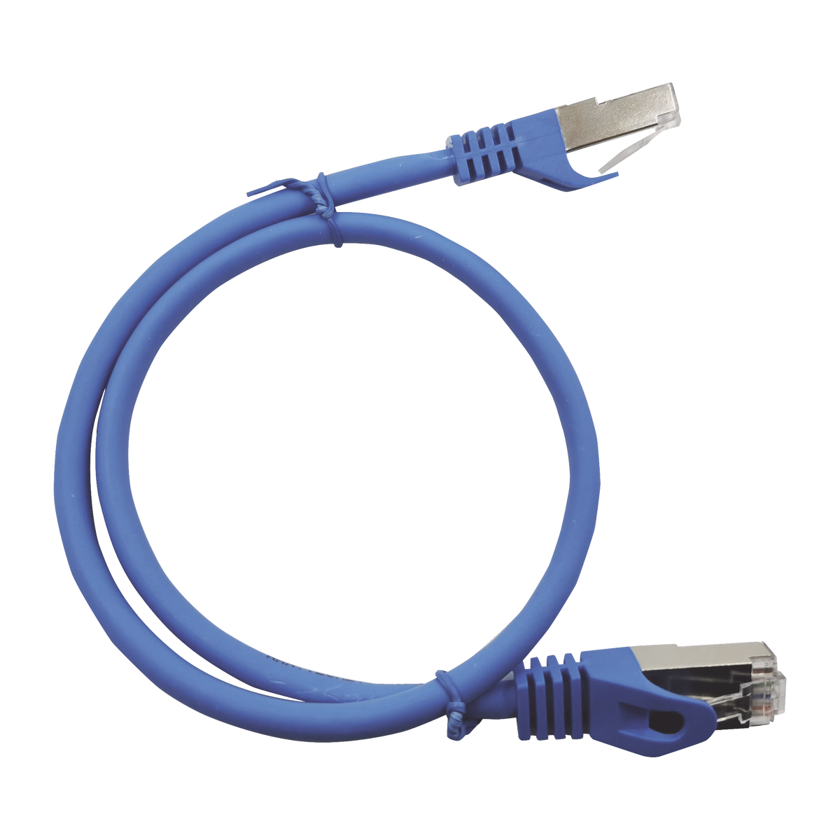 Patch Cord Cat6A 10G Blindado 7.0 Metros (22.96 Pies) Azul