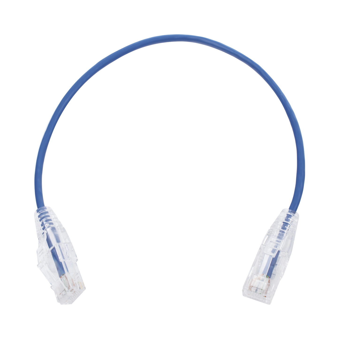 Cable de Parcheo Slim UTP Cat6 - 30 cm (11.81 Pulgadas) Azul Di�metro Reducido (28 AWG)