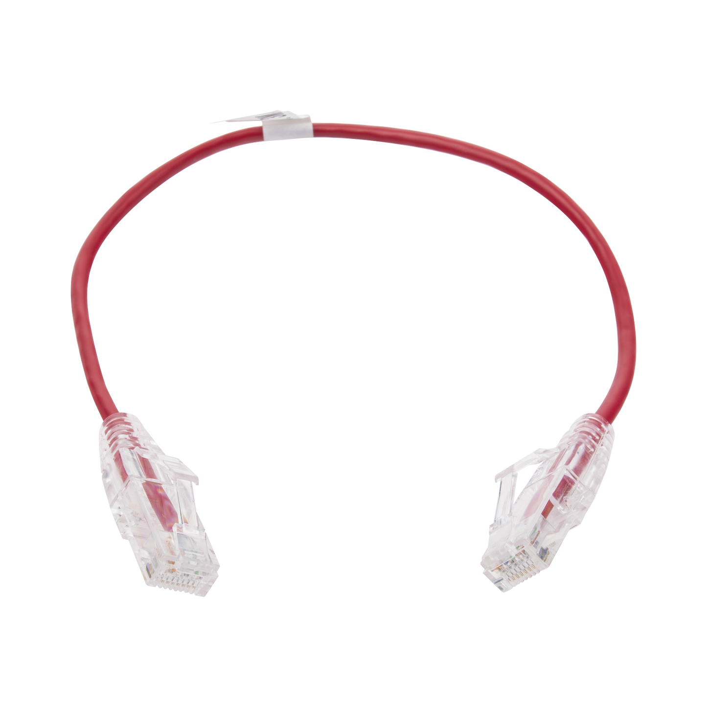 Cable de Parcheo Slim UTP Cat6 - 30 cm (11.81 Pulgadas) Rojo Di�metro Reducido (28 AWG)