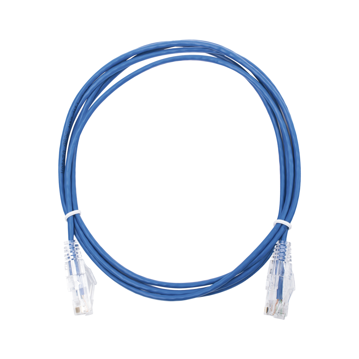 Cable de Parcheo Slim UTP Cat6 - 2 Metros (6.56 Pies) Azul Di�metro Reducido (28 AWG)