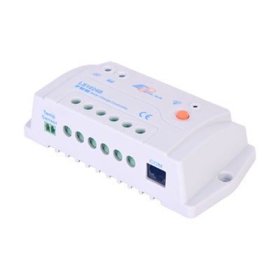 Controlador Solar PWM / 10A / 12/24V / RS-485 / Baterías Gel-AGM-Selladas / Parámetros Configurables