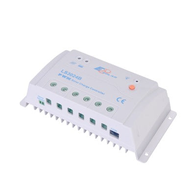 Controlador Solar PWM / 30A / 12/24V / RS-485 / Baterías Gel-AGM-Selladas / Parámetros Configurables