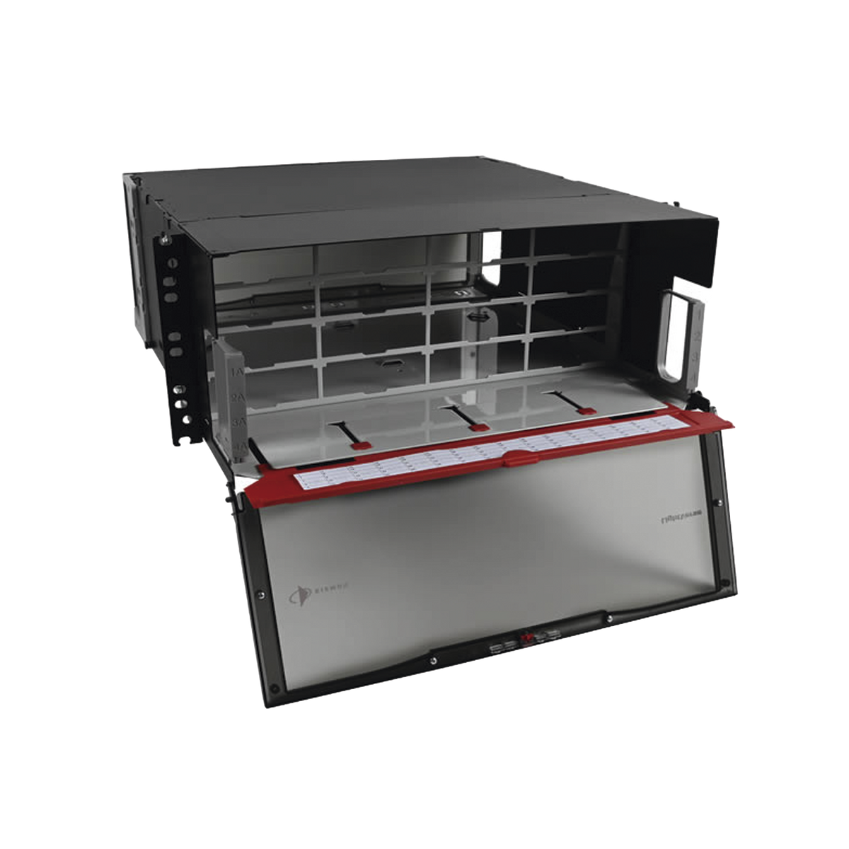 Distribuidor de Fibra �ptica de Alta Densidad LigthVerse *Pro* Para Rack de 48.26 cm (19 Pulgadas), Acepta 16 Placas Plug and Play, Hasta 384 Fibras, 4 UR