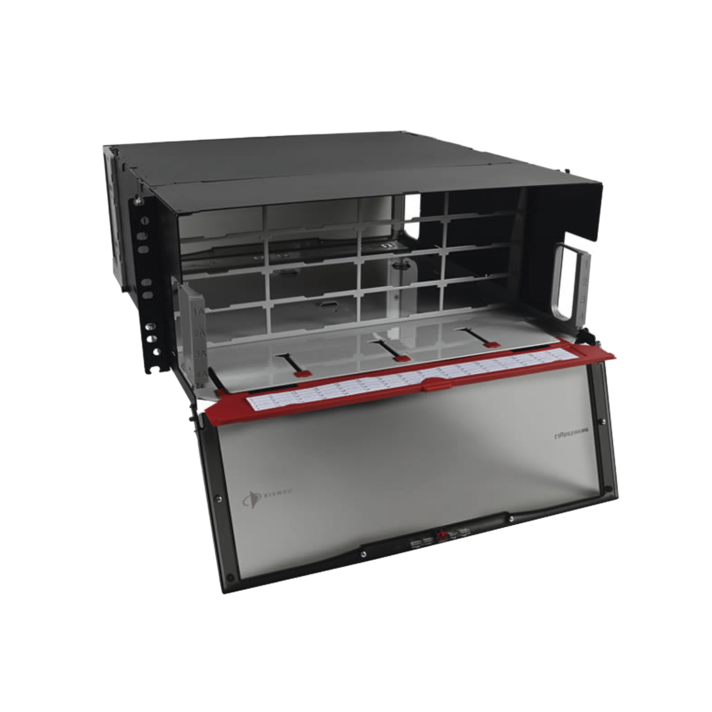 Distribuidor de Fibra �ptica de Alta Densidad LigthVerse *Pro* Para Rack de 48.26 cm (19 Pulgadas), Acepta 16 Placas Plug and Play, Hasta 384 Fibras, 4 UR