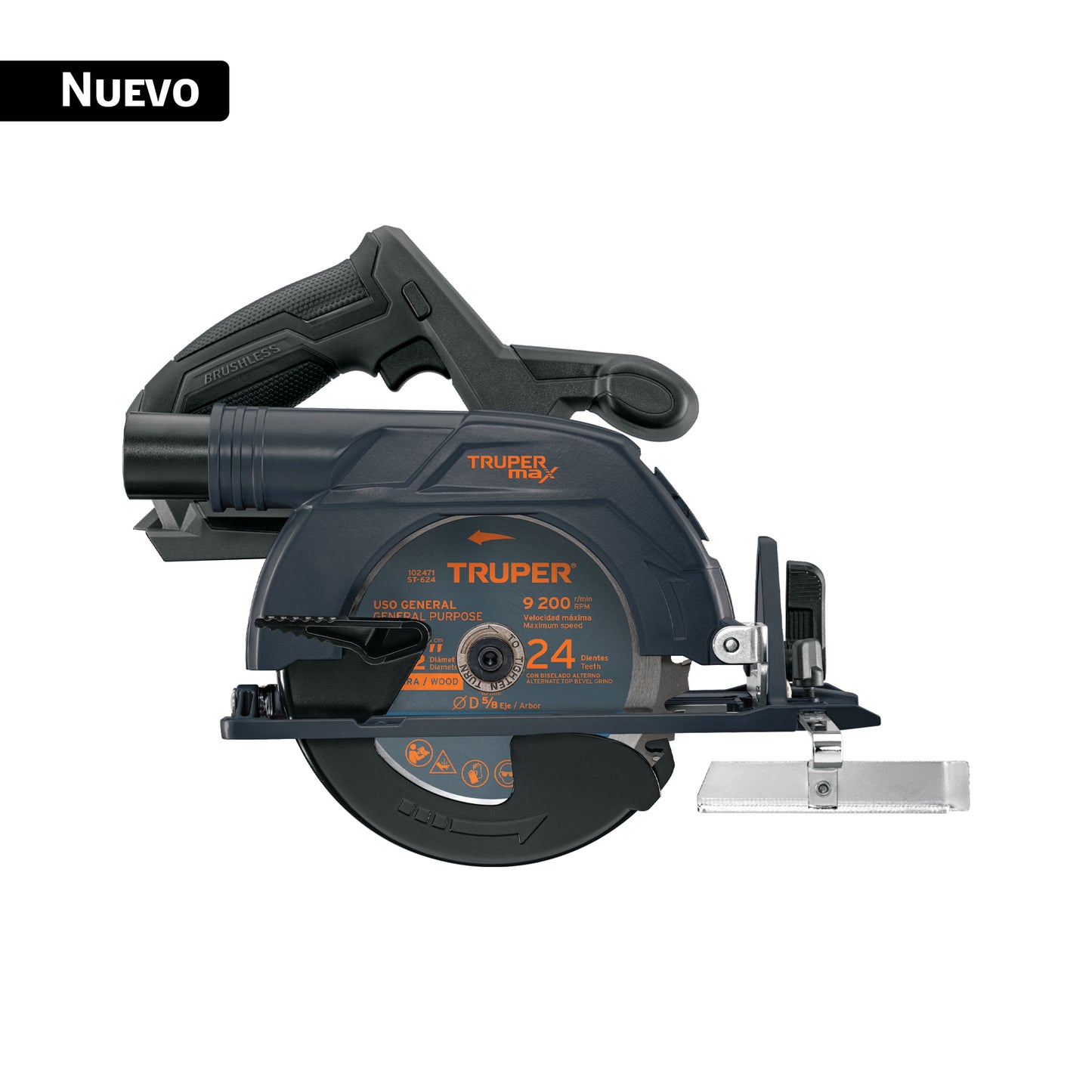 Sierra circular 6-1/2', 20V, s/accesorios, MAX