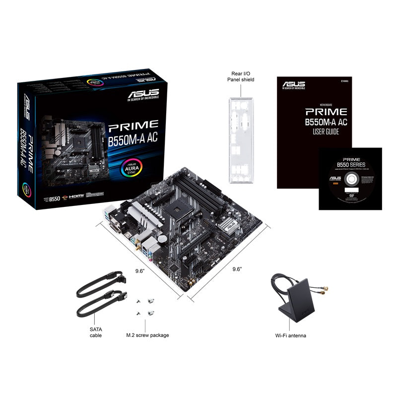 Motherboard ASUS PRIME B550M-A AC - Vista 5