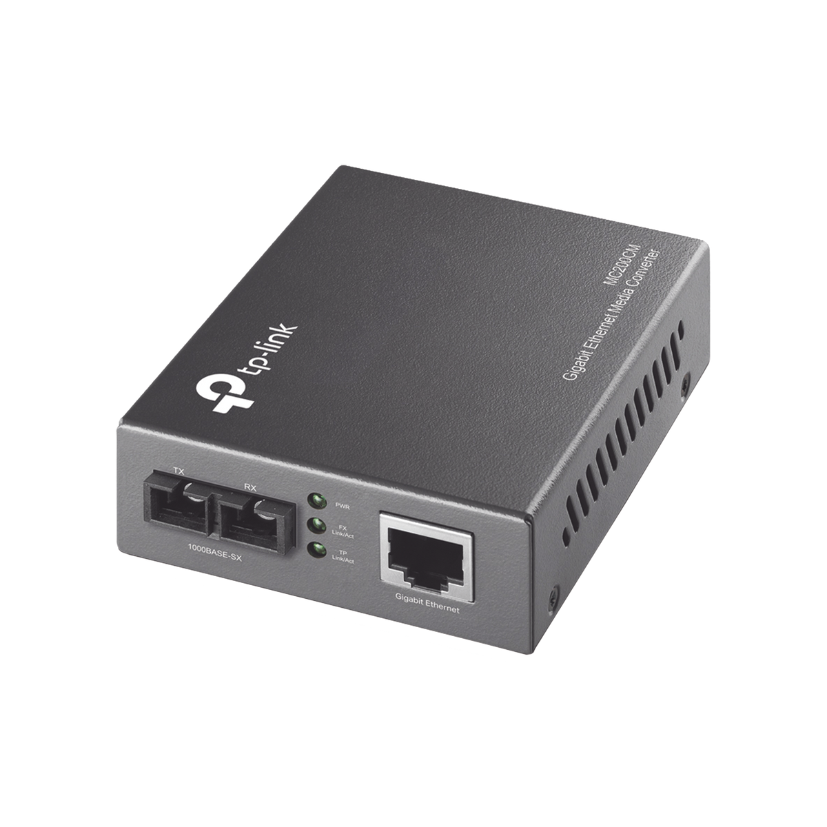 Convertidor Fibra Óptica Multimodo / 1 Puerto RJ45 10/100/1000 Mbps / Puerto Fibra Óptica SC 1000 Mbps / Hasta 550 metros / Plug and Play