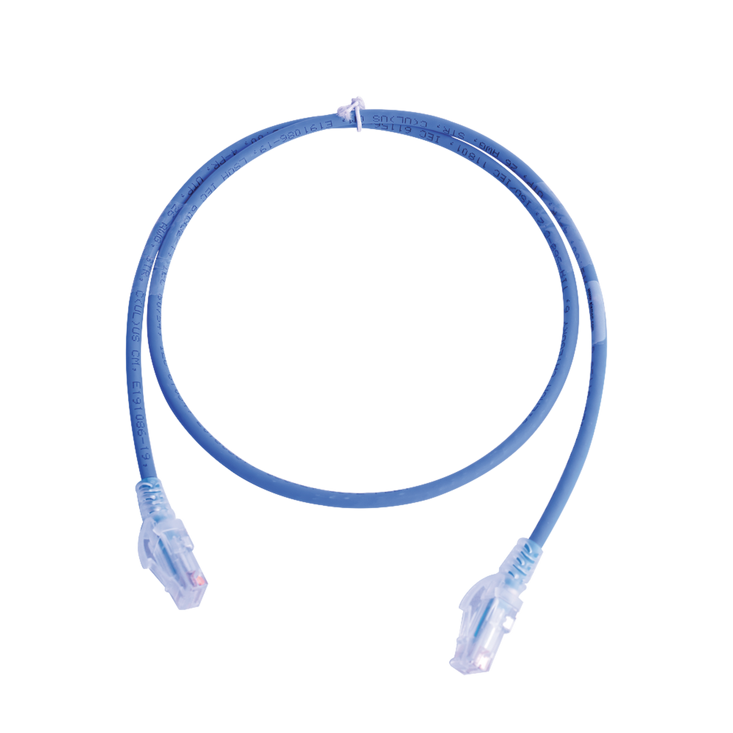 Patch Cord MC5 Modular Cat5e UTP, CM/LS0H, 0.91 Metros (3 Pies), Color Azul, Versi�n Bulk (Sin Empaque Individual)