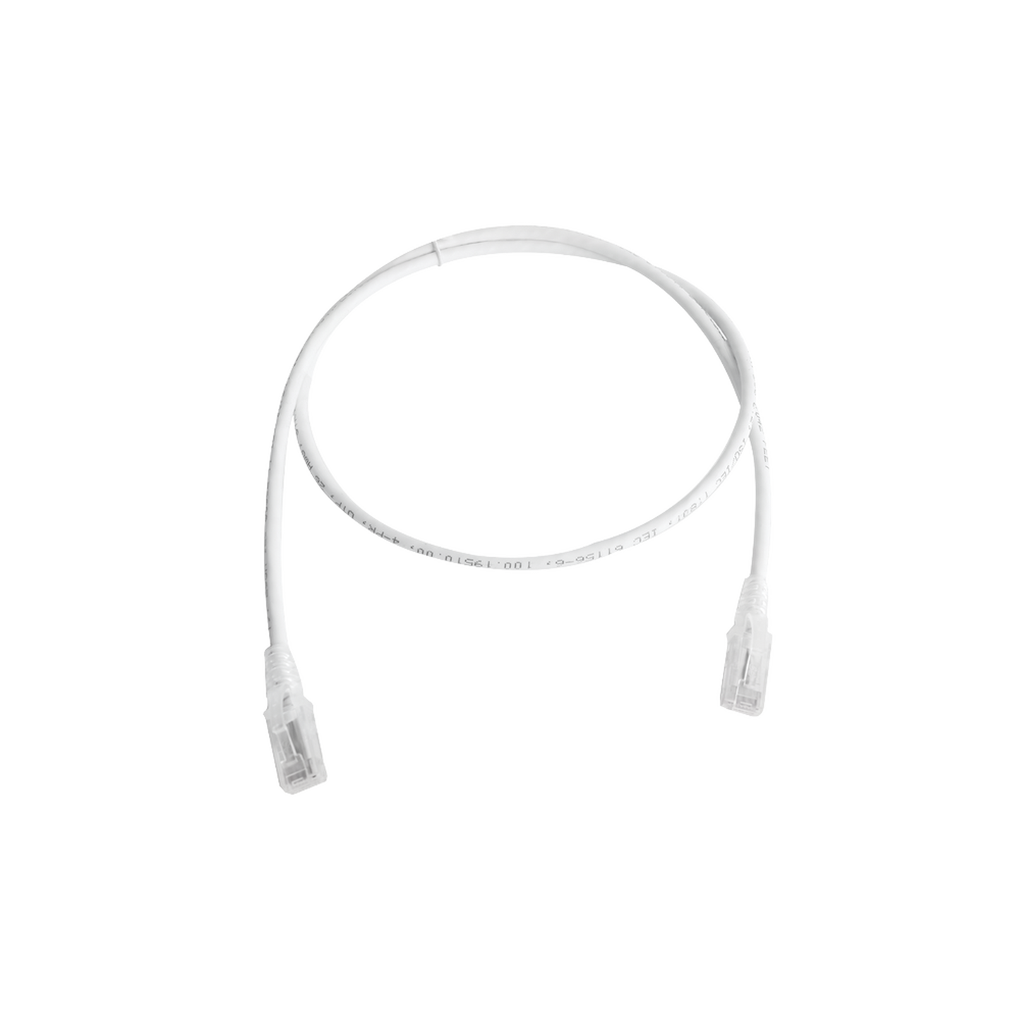 Patch Cord MC5 Modular Cat5e UTP, CM/LS0H, 1.52 Metros (5 Pies), Color Blanco, Versi�n Bulk (Sin Empaque Individual)