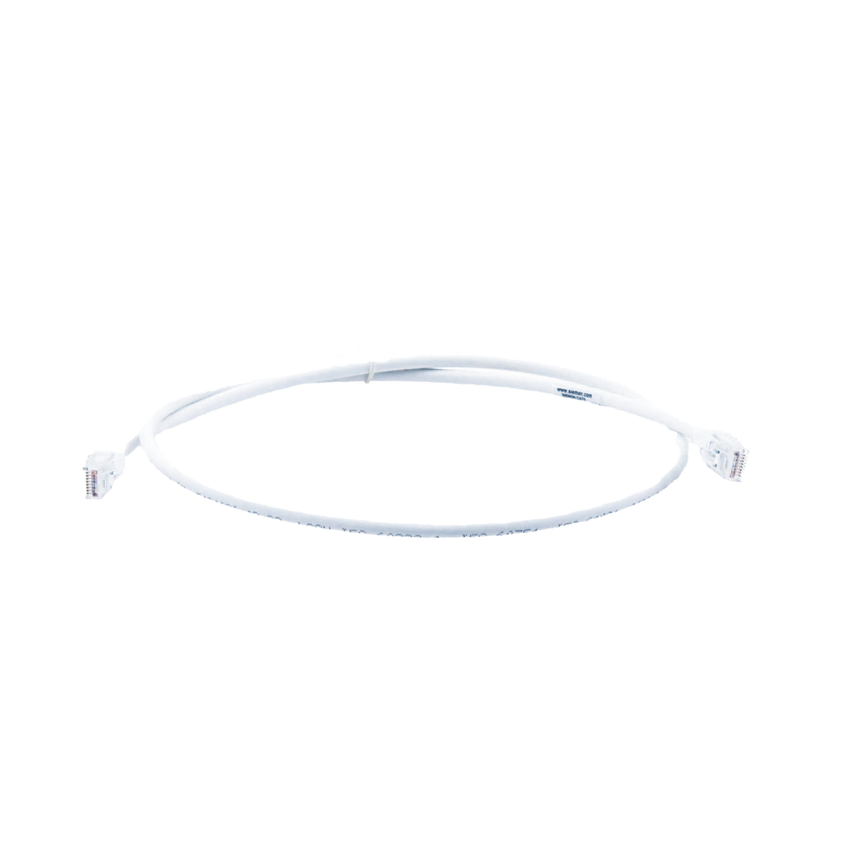 Patch Cord MC6 Modular Cat6 UTP, CM/LS0H, 0.91 Metros (3 Pies), Color Blanco, Versi�n Bulk (Sin Empaque Individual)