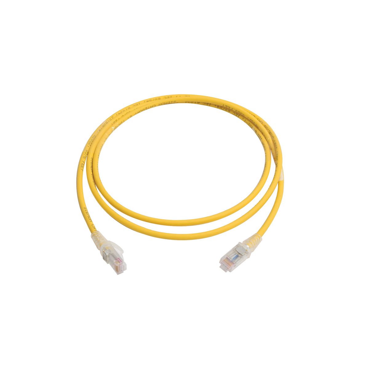 Patch Cord MC6 Modular Cat6 UTP, CM/LS0H, 1.52 Metros (5 Pies), Color Amarillo
