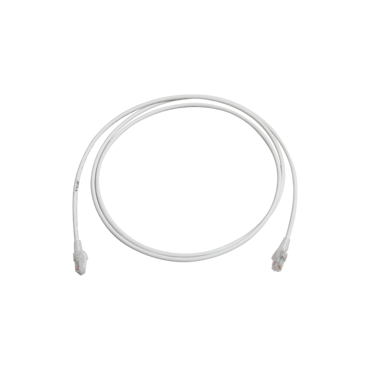 Patch Cord MC6 Modular Cat6 UTP, CM/LS0H, 2.13 Metros (7 Pies), Color Blanco