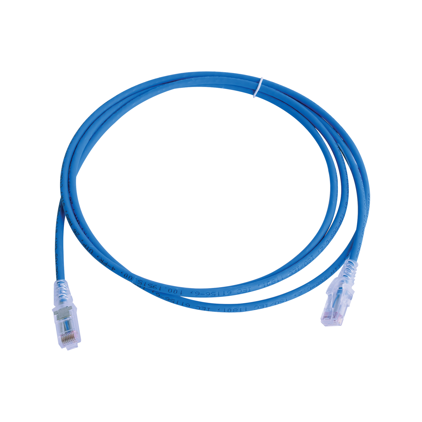 Patch Cord MC6 Modular Cat6 UTP, CM/LS0H, 2.13 Metros (7 Pies), Color Azul, Versi�n Bulk (Sin Empaque Individual)