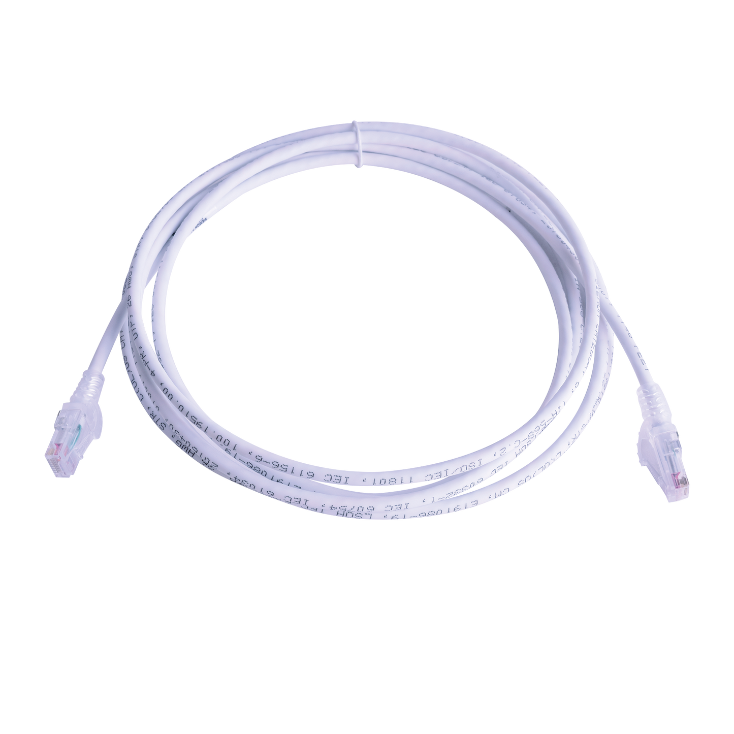 Patch Cord MC6 Modular Cat6 UTP, CM/LS0H, 3.05 Metros (10 Pies), Color Blanco, Versi�n Bulk (Sin Empaque Individual)