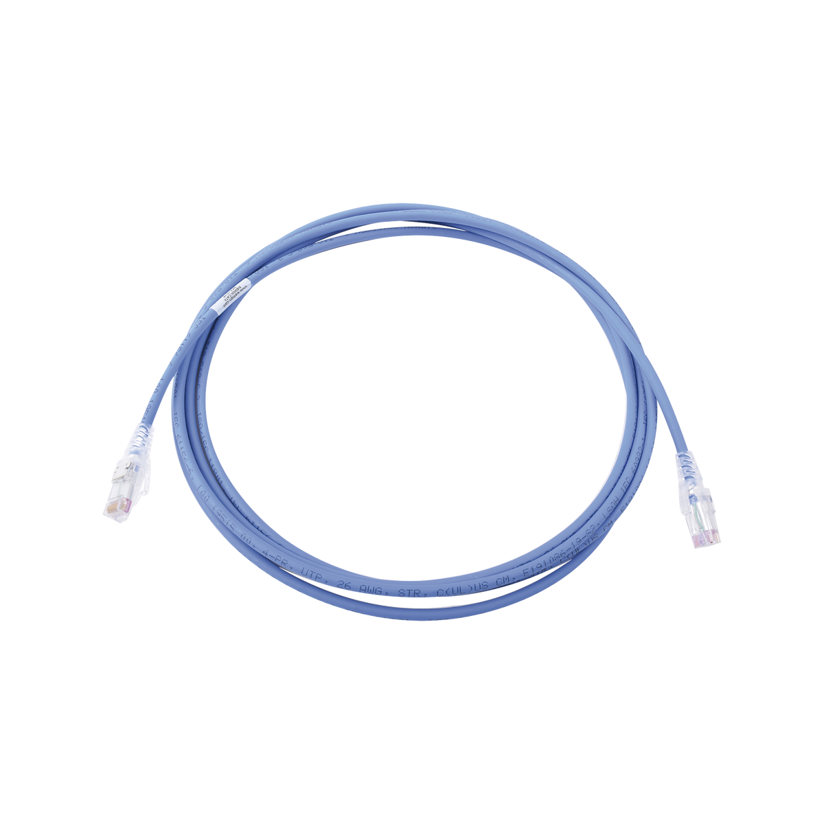 Patch Cord MC6 Modular Cat6 UTP, CM/LS0H, 3.05 Metros (10 Pies), Color Azul, Versi�n Bulk (Sin Empaque Individual)