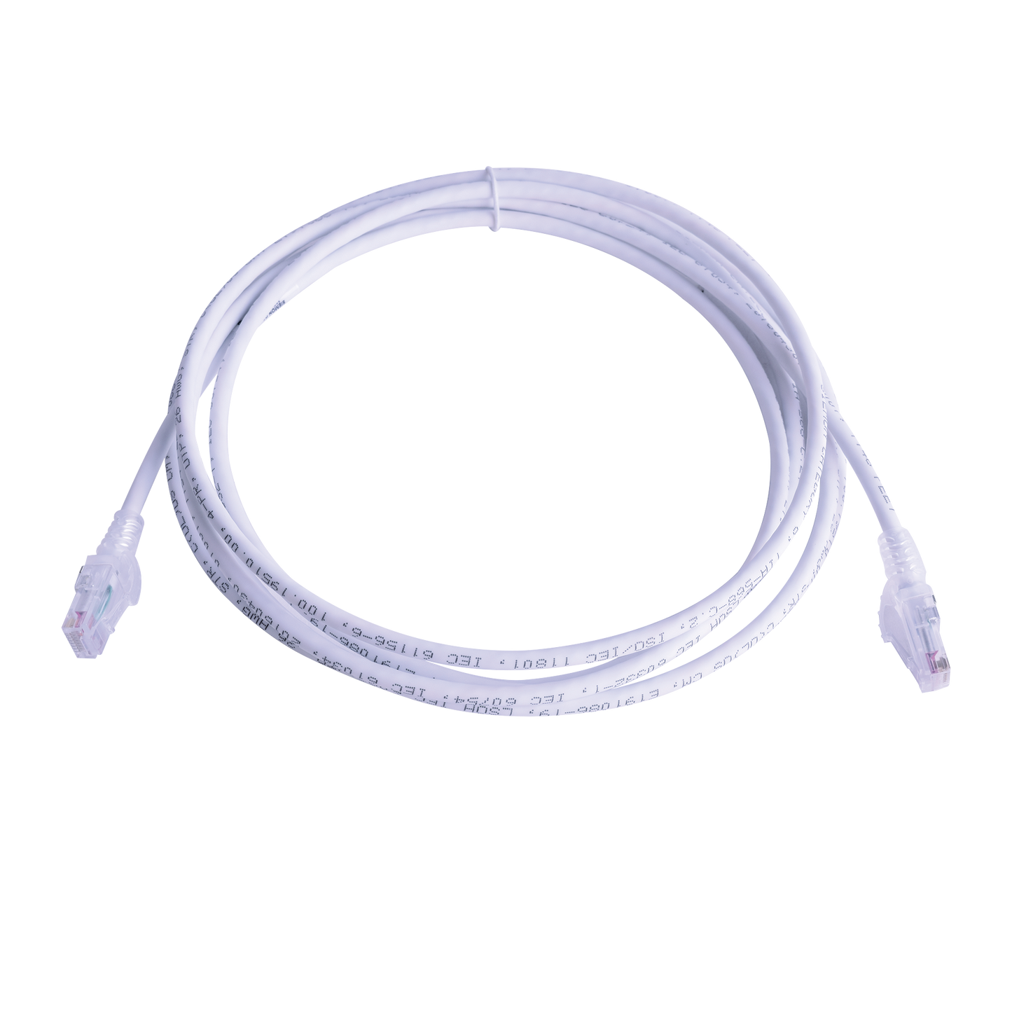 Patch Cord MC6 Modular Cat6 UTP, CM/LS0H, 4.57 Metros (15 Pies), Color Blanco