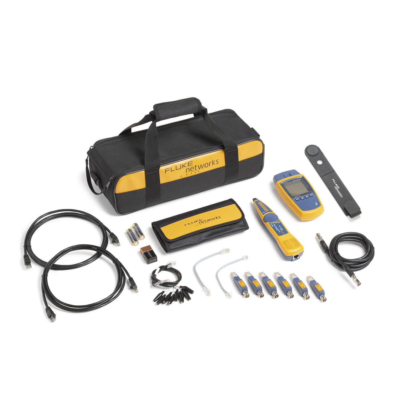 Kit Profesional de Verificador de Red MicroScanner2, para Comprobaci�n de Redes de Voz, Datos y Video, con Pantalla LCD Retroiluminada