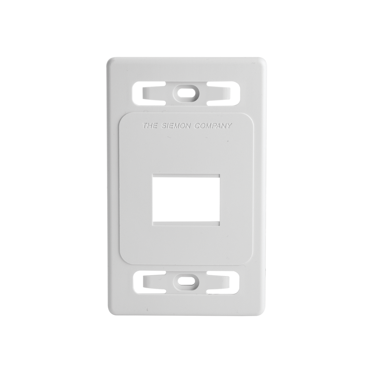 Placa de Pared Modular MAX, de 2 Salidas, Color Blanco, Versi�n Bulk (Sin Empaque Individual)