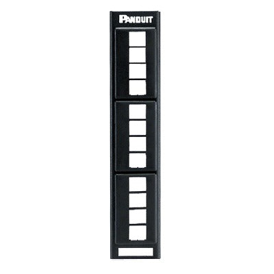 Panel de Parcheo Modular Keystone (Sin Conectores), de Montaje en Pared Usando Accesorio Wb89d, 12 Puertos