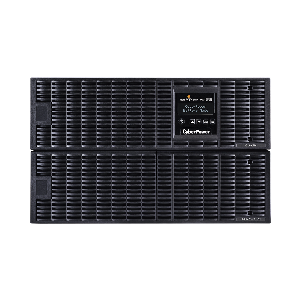 UPS de 8000 VA/ 8000 W, Online Doble Conversión, 200 - 240 Vac de Salida, Terminal Hardwired, Onda Senoidal Pura, Torre o Rack de 6 UR, Con 3 Tomas NEMA L6-30R