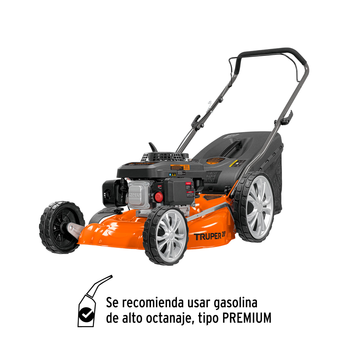 Podadora con motor a gasolina de 5 HP, 20' de corte, Truper