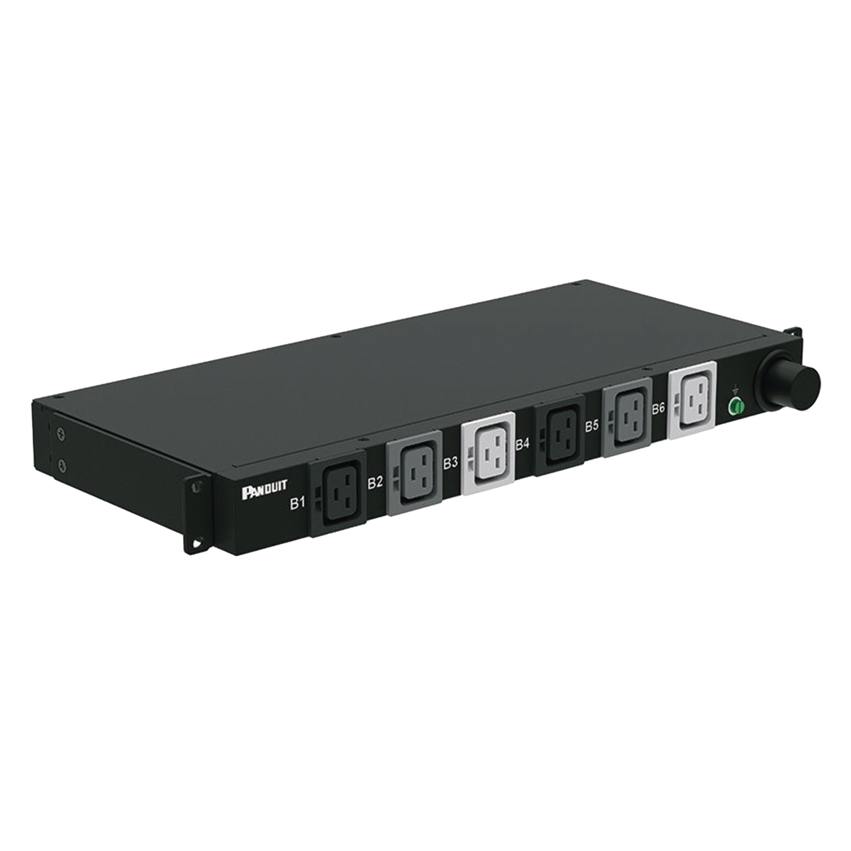 PDU Básico para Distribución de Energía, Plug de Entrada Trifásico CS8365C, Con 6 Contactos C19, Instalación Horizontal de 19in, 1UR, 50 Amp, 208 Vca