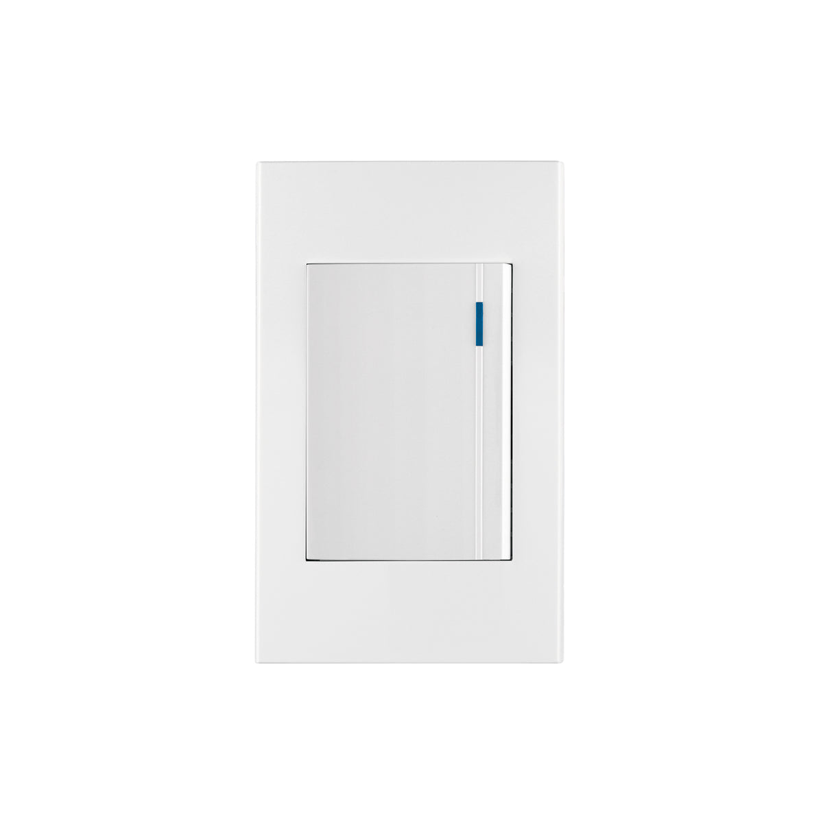 Placa armada 1 interruptor, 3 módulos, Española, blanco