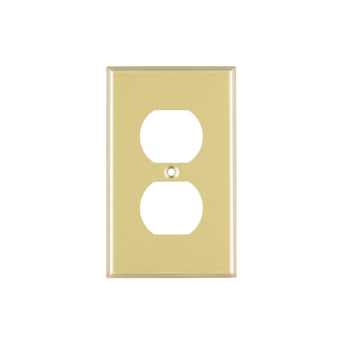Placa dúplex de aluminio, línea Standard, Volteck
