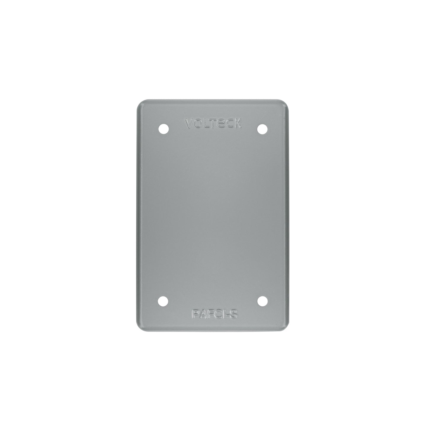 Placa tipo FS ciega, de sobreponer, Volteck