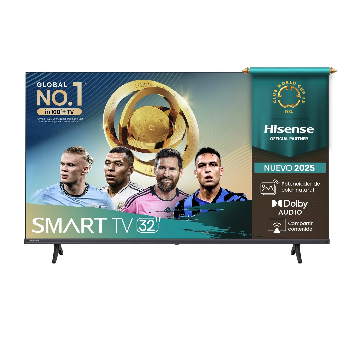 Televisiones Hisense 32A4NV - Vista 3