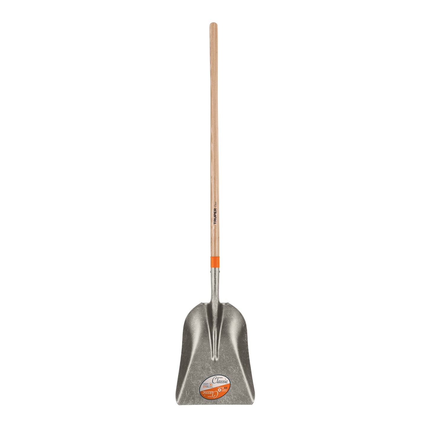 Pala carbonera Classic, mango largo 49', Truper