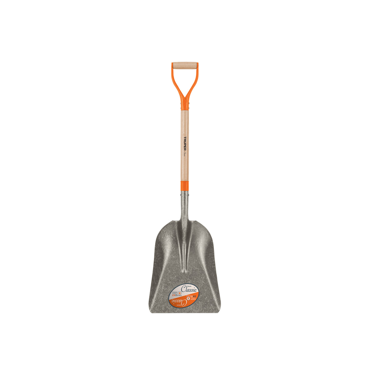 Pala carbonera Classic, puño 'Y', Truper
